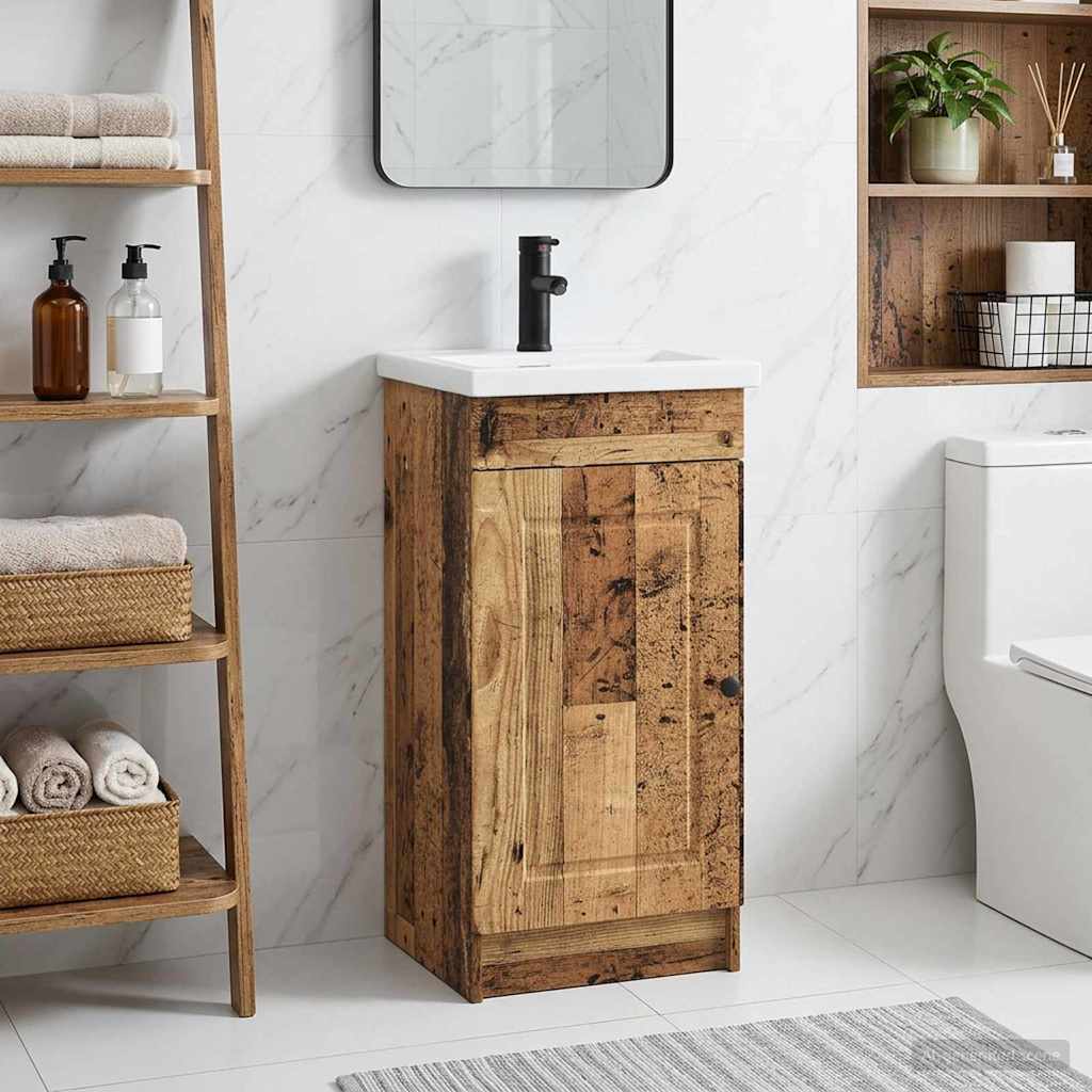 Mobile da bagno con lavabo Legno antico 42 x 40 x 84,5 cm | homemem39