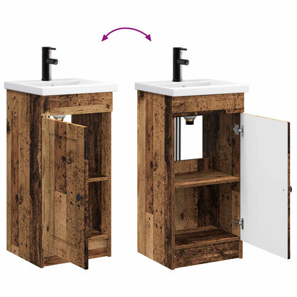Mobile da bagno con lavabo Legno antico 42 x 40 x 84,5 cm | homemem39