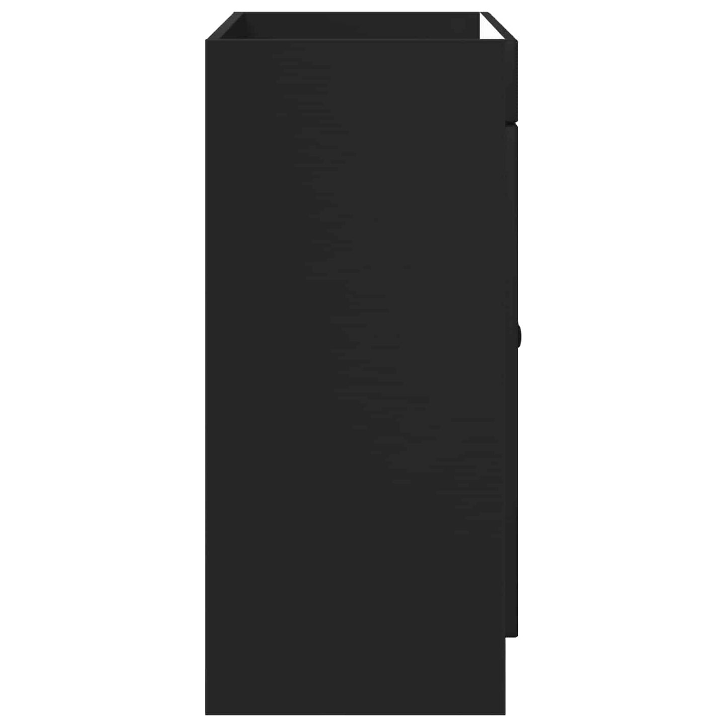 Mobiletto da bagno sotto il lavello Nero 56 x 37,5 x 81 cm | homemem39