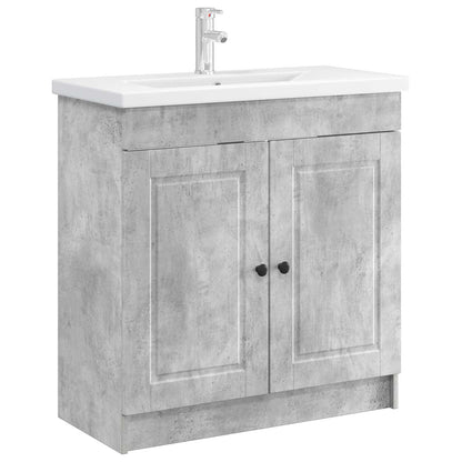 Mobiletto da bagno sotto il lavello Grigio Cemento | homemem39