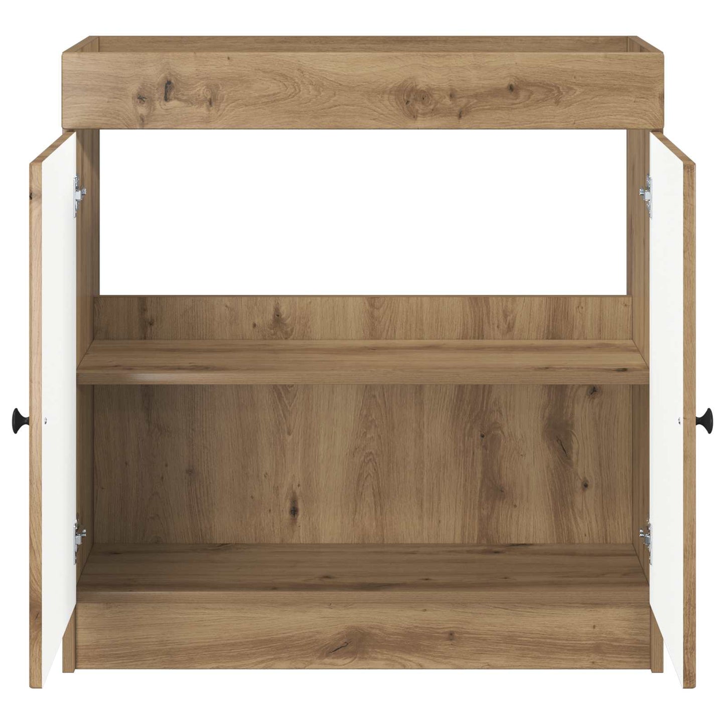 Mobiletto da bagno sotto il lavello Rovere Artigianale | homemem39