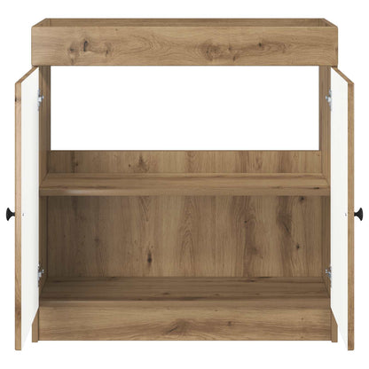 Mobiletto da bagno sotto il lavello Rovere Artigianale | homemem39