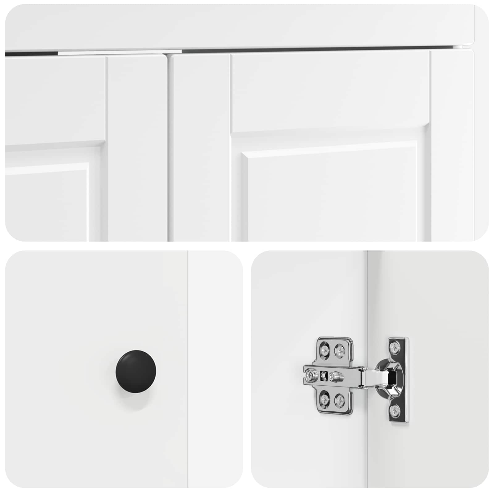 Mobiletto da bagno sotto il lavello Bianco 78,5 x 37,5 x 81 cm | homemem39