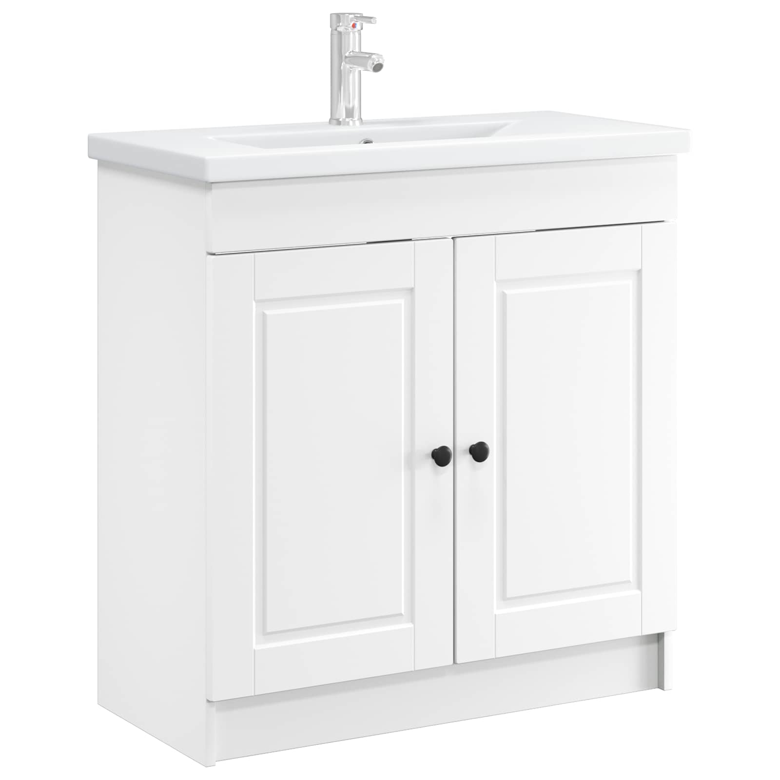 Mobiletto da bagno sotto il lavello Bianco 78,5 x 37,5 x 81 cm | homemem39