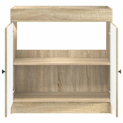 Mobiletto da bagno sotto il lavello Rovere Sonoma | homemem39