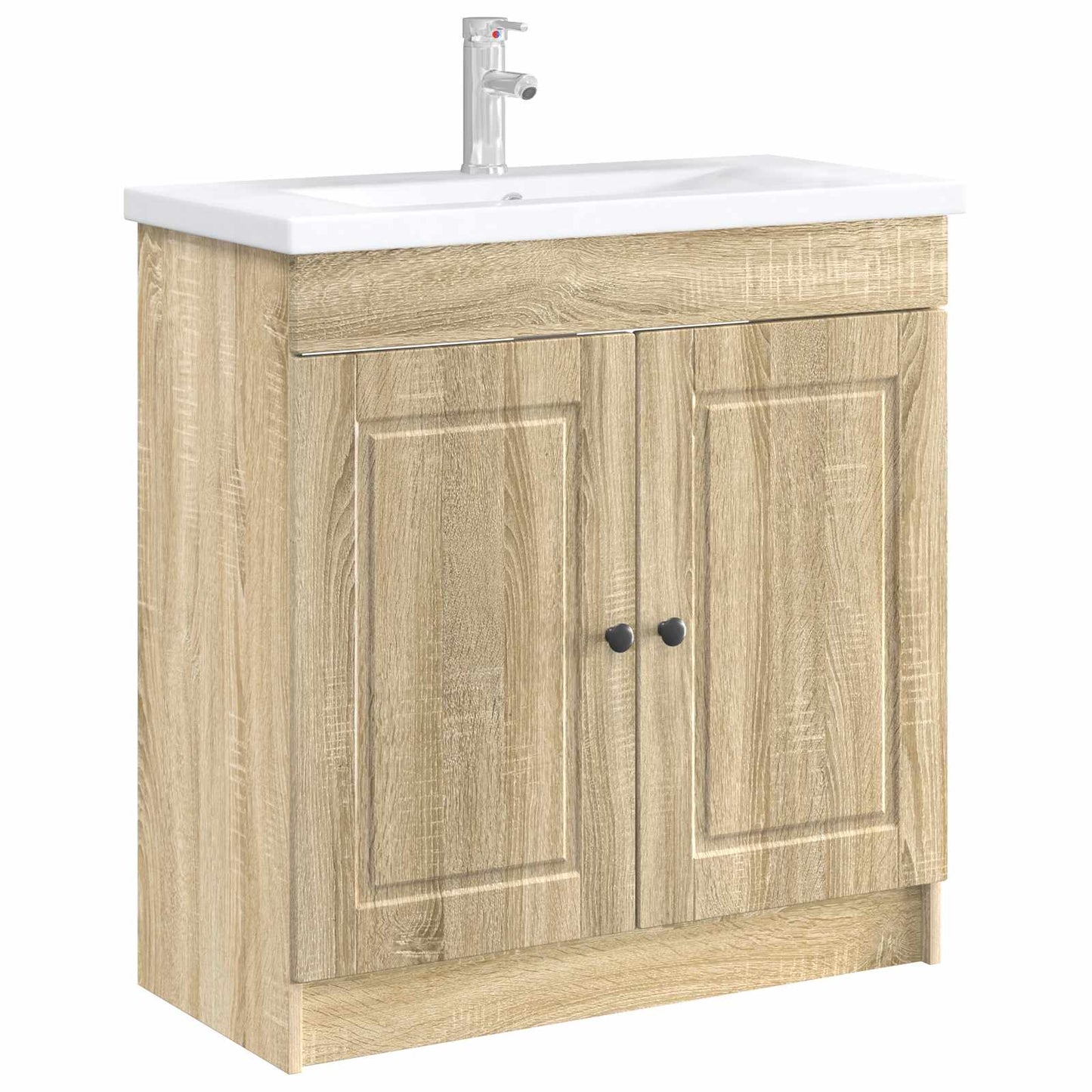 Mobiletto da bagno sotto il lavello Rovere Sonoma | homemem39