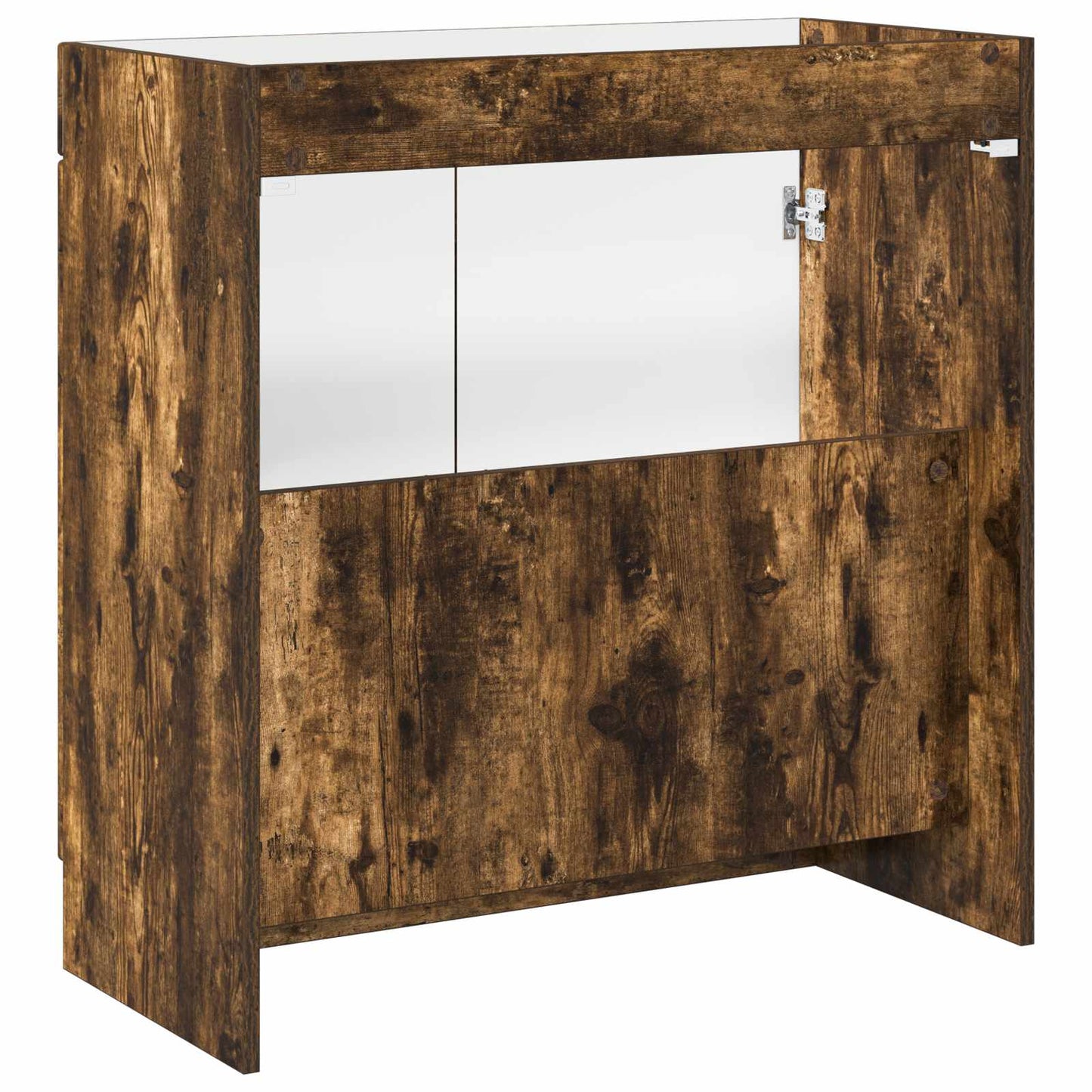 Mobiletto da bagno sotto il lavello Rovere Fumo | homemem39