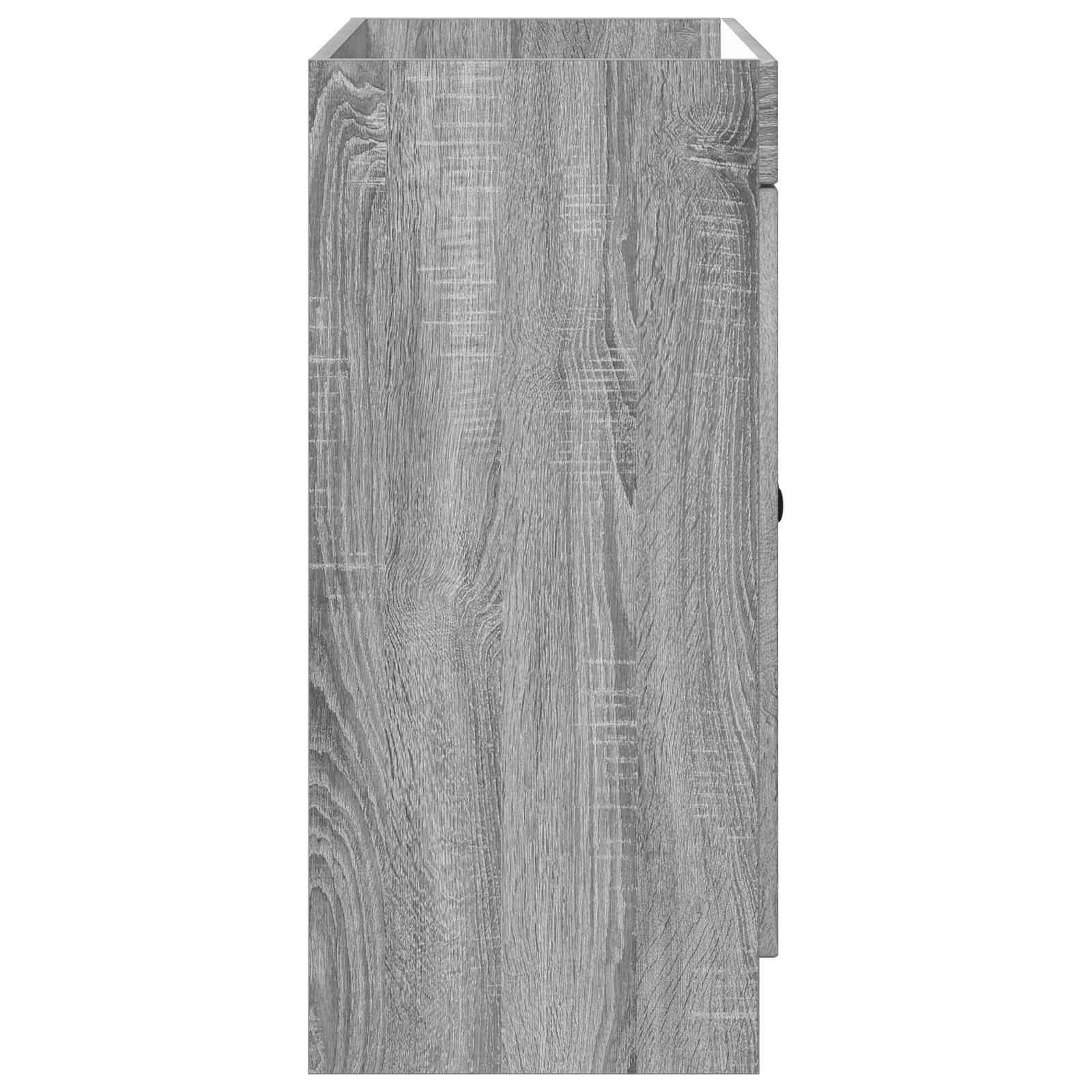 Mobiletto da bagno sotto il lavello Sonoma grigio | homemem39