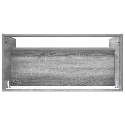 Mobiletto da bagno sotto il lavello Sonoma grigio | homemem39