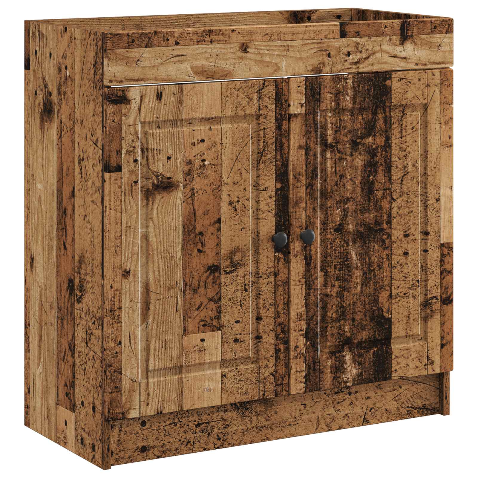 Mobiletto da bagno sotto il lavello Legno antico | homemem39