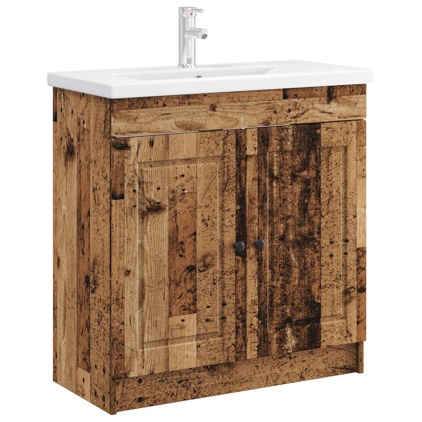 Mobiletto da bagno sotto il lavello Legno antico | homemem39