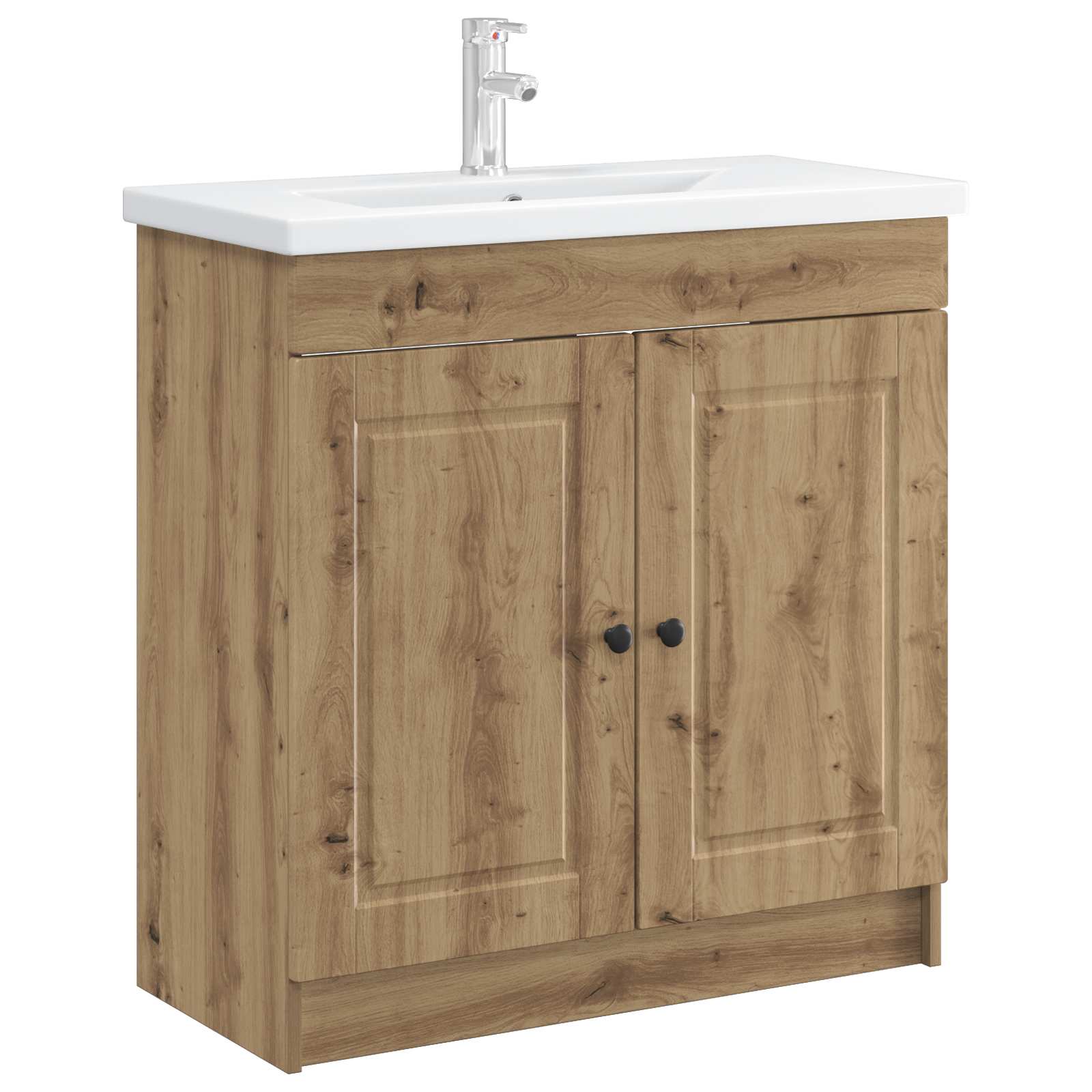 Mobiletto da bagno sotto il lavello Rovere Artigianale | homemem39
