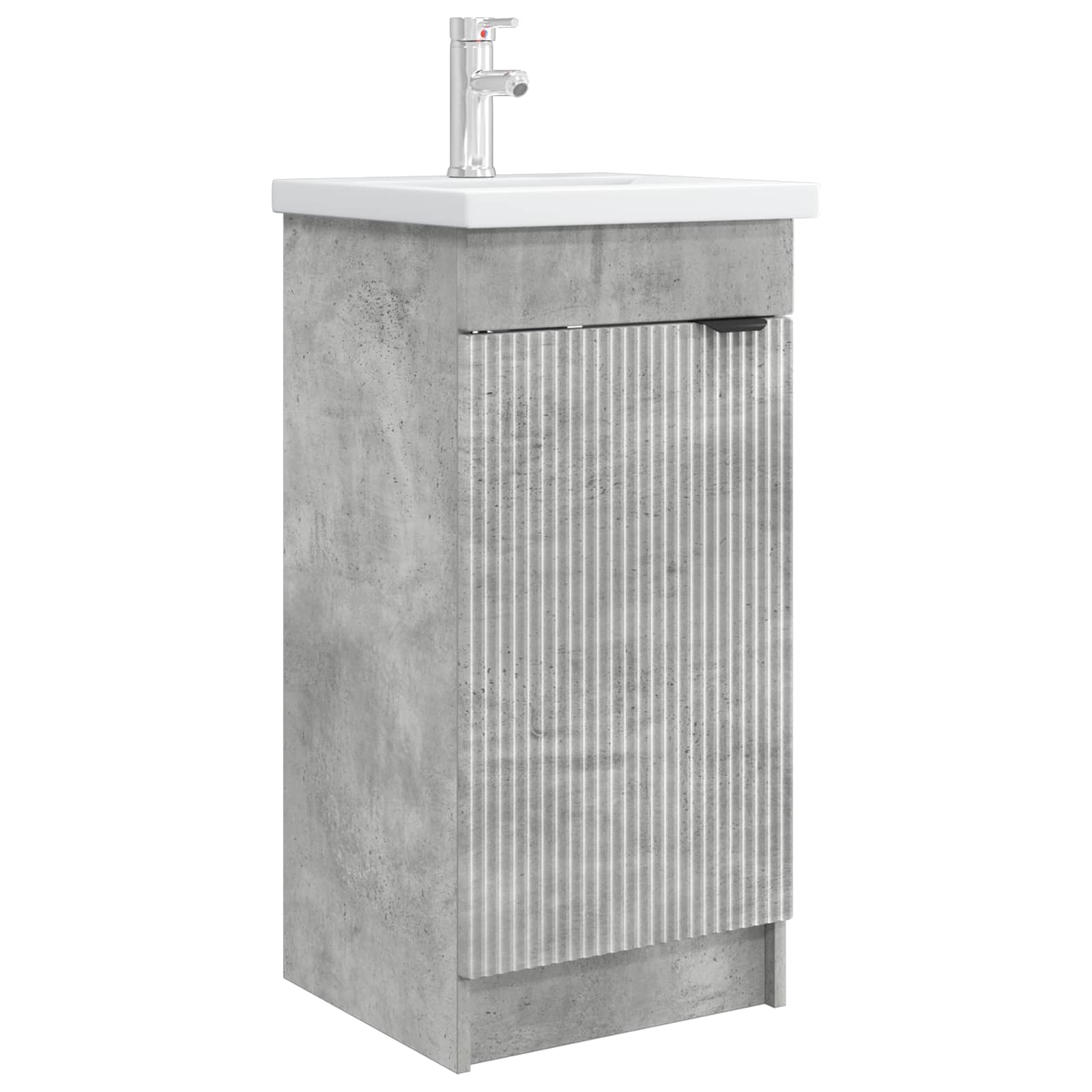 Mobile da bagno con lavabo Grigio Cemento 42 x 40 x 84,5 cm | homemem39