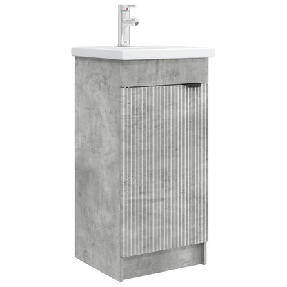 Mobile da bagno con lavabo Grigio Cemento 42 x 40 x 84,5 cm | homemem39