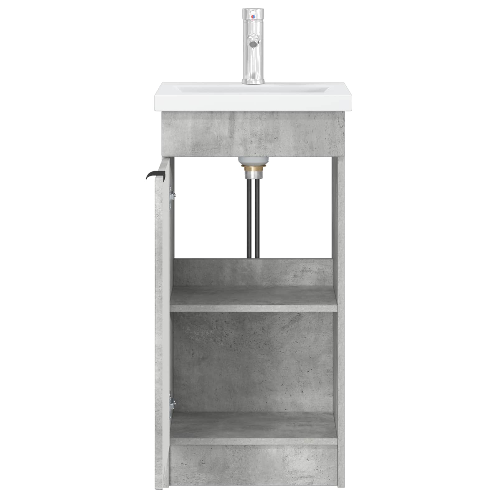 Mobile da bagno con lavabo Grigio Cemento 42 x 40 x 84,5 cm | homemem39