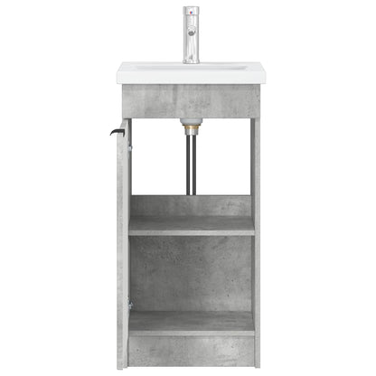 Mobile da bagno con lavabo Grigio Cemento 42 x 40 x 84,5 cm | homemem39