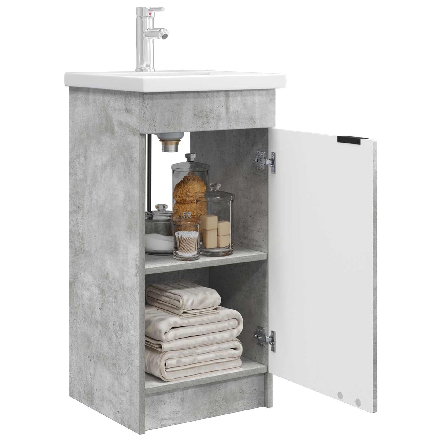 Mobile da bagno con lavabo Grigio Cemento 42 x 40 x 84,5 cm | homemem39