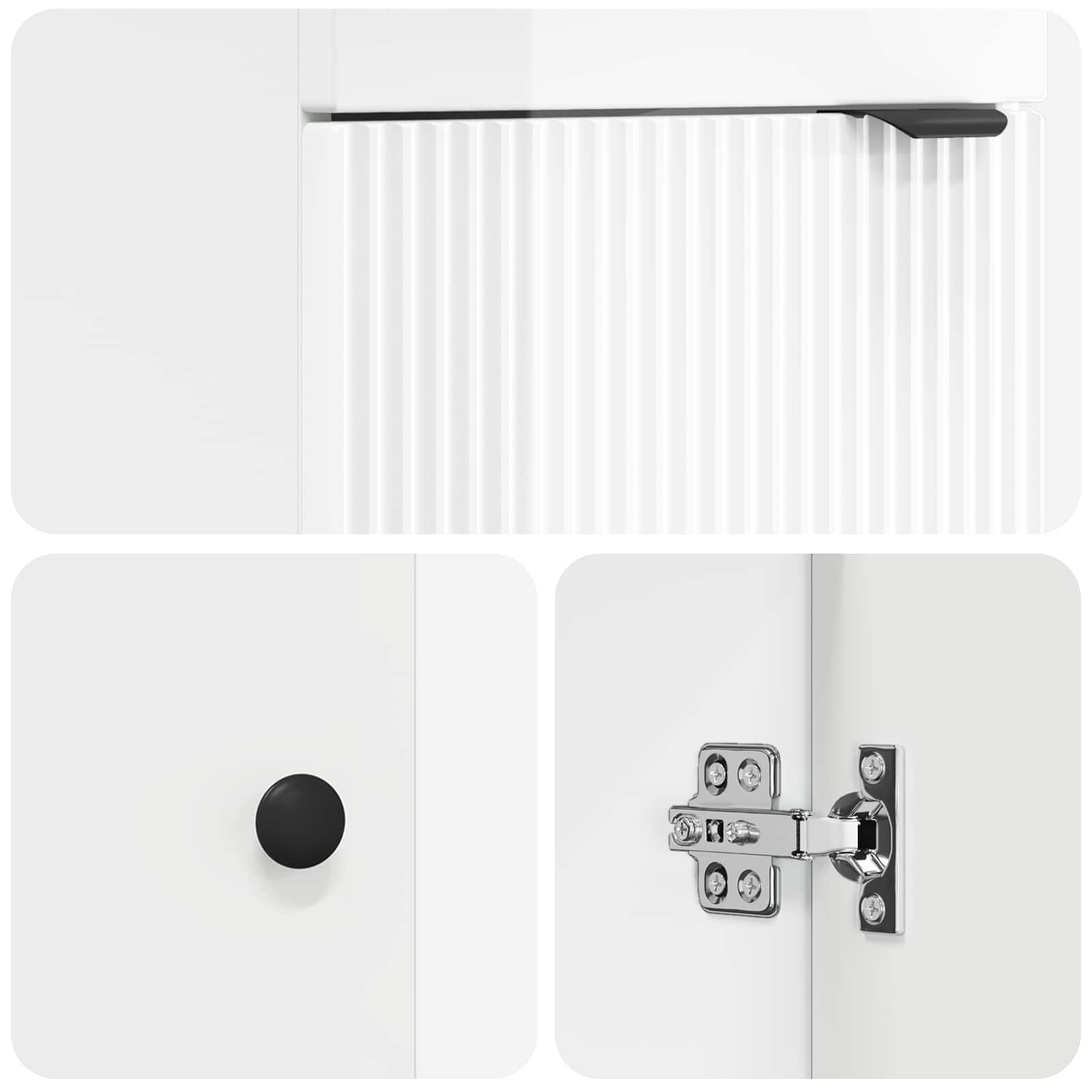 Mobile da bagno con lavabo Bianco Lucido 42 x 40 x 84,5 cm | homemem39