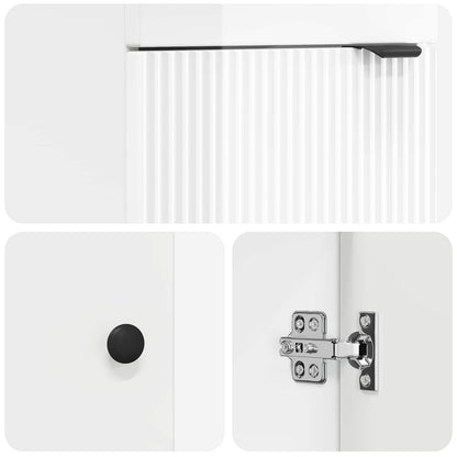 Mobile da bagno con lavabo Bianco Lucido 42 x 40 x 84,5 cm | homemem39