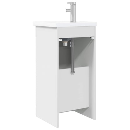 Mobile da bagno con lavabo Bianco Lucido 42 x 40 x 84,5 cm | homemem39