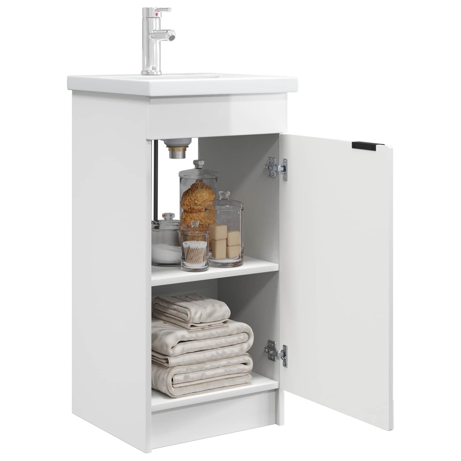 Mobile da bagno con lavabo Bianco Lucido 42 x 40 x 84,5 cm | homemem39
