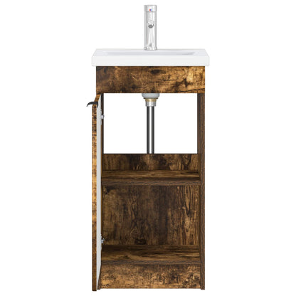 Mobile da bagno con lavabo Rovere Fumo 42 x 40 x 84,5 cm | homemem39