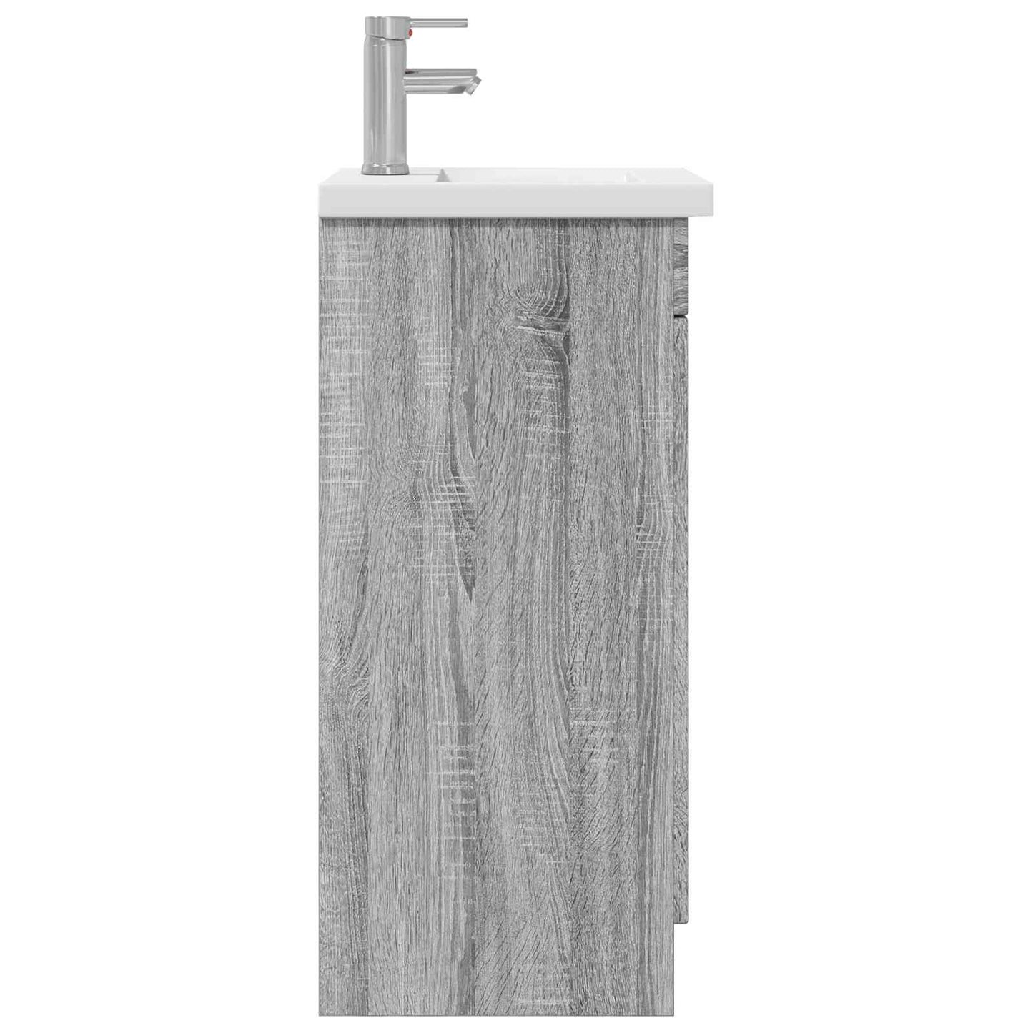 Mobile da bagno con lavabo Sonoma grigio 42 x 40 x 84,5 cm | homemem39