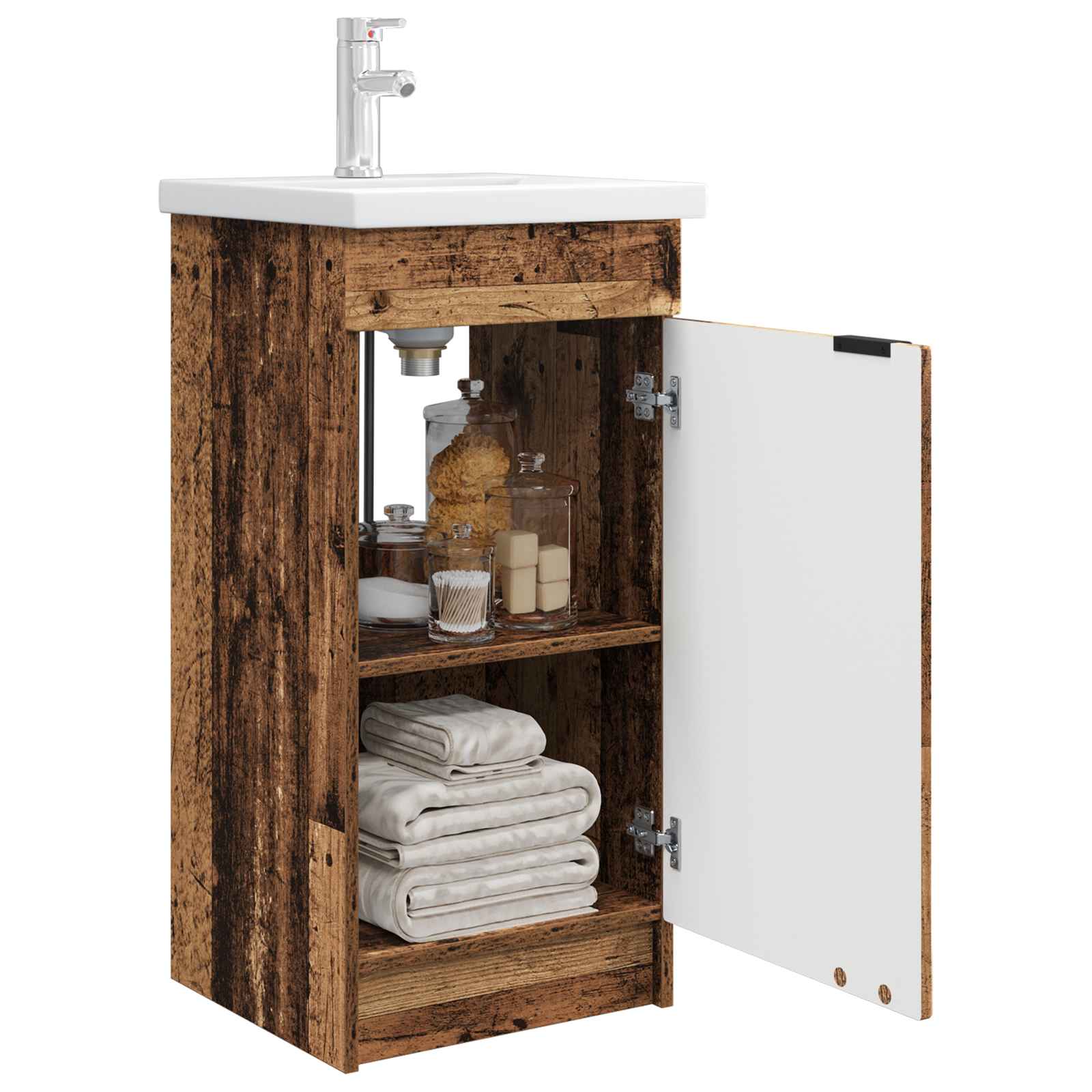 Mobile da bagno con lavabo Legno antico 42 x 40 x 84,5 cm | homemem39