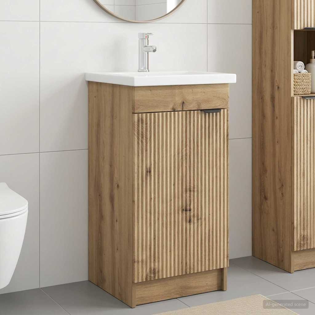 Mobile da bagno con lavabo Rovere Artigianale 42 x 40 x 84,5 cm | homemem39