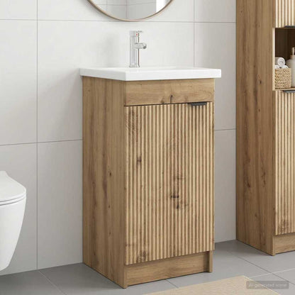 Mobile da bagno con lavabo Rovere Artigianale 42 x 40 x 84,5 cm | homemem39