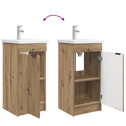 Mobile da bagno con lavabo Rovere Artigianale 42 x 40 x 84,5 cm | homemem39