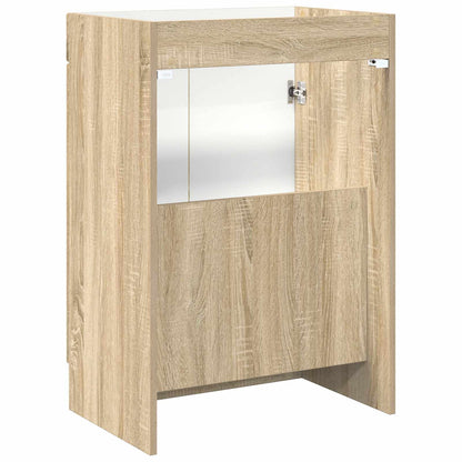 Mobiletto da bagno sotto il lavello Rovere Sonoma | homemem39