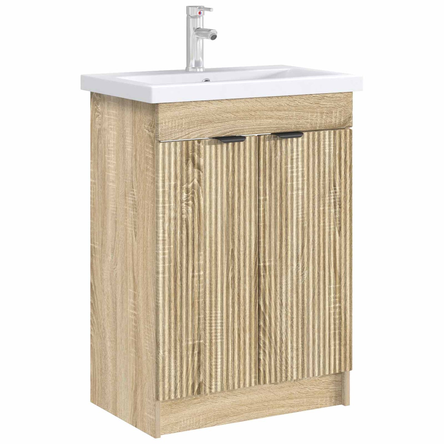 Mobiletto da bagno sotto il lavello Rovere Sonoma | homemem39
