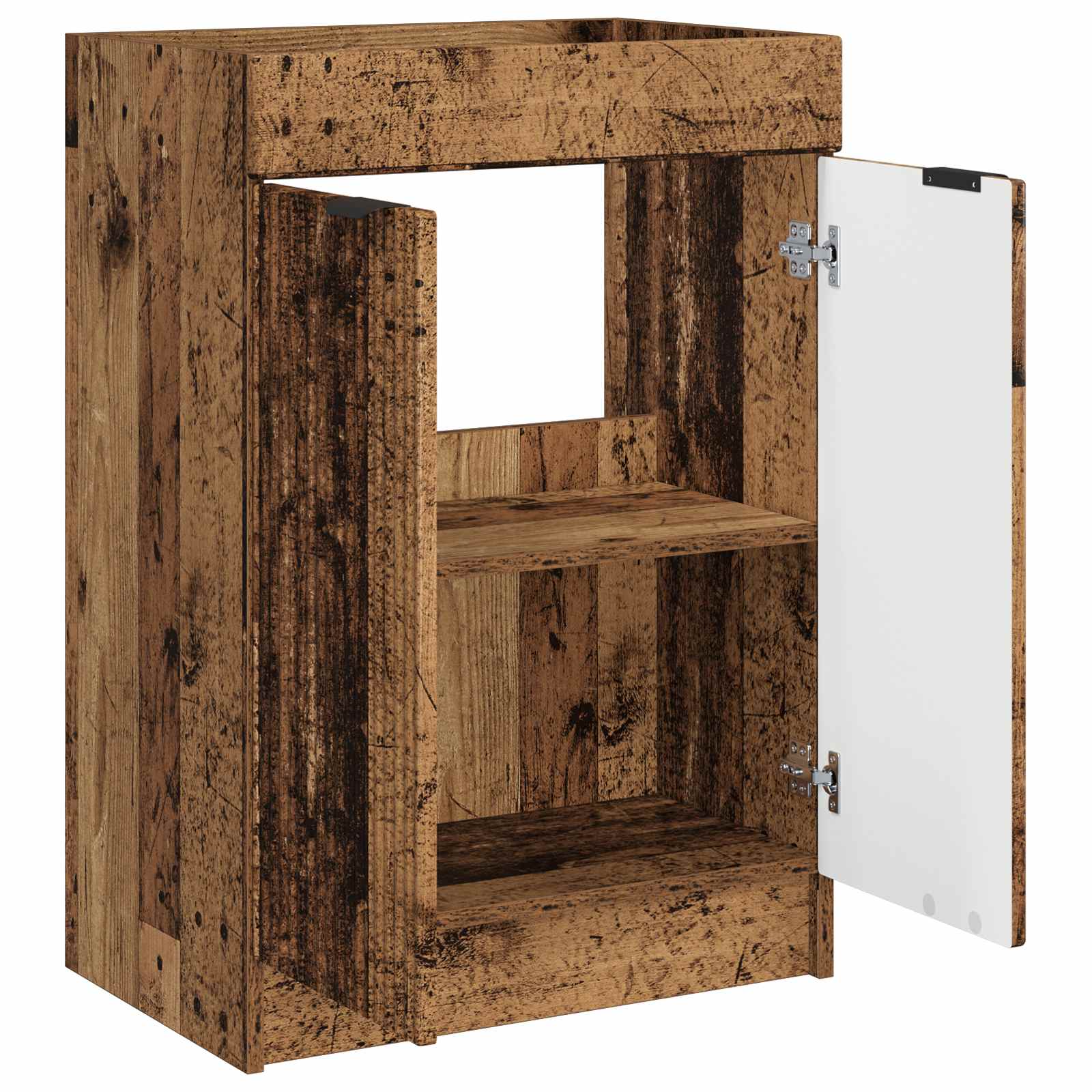 Mobiletto da bagno sotto il lavello Legno antico | homemem39