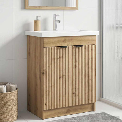 Mobiletto da bagno sotto il lavello Rovere Artigianale | homemem39