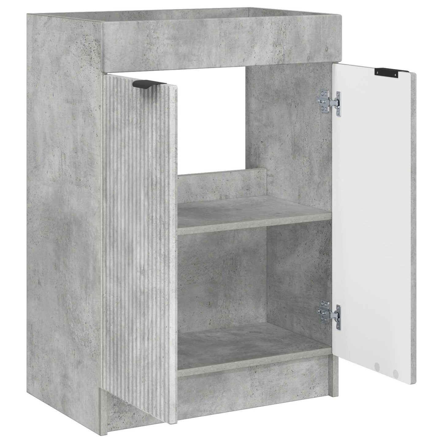 Mobiletto da bagno sotto il lavello Grigio Cemento | homemem39