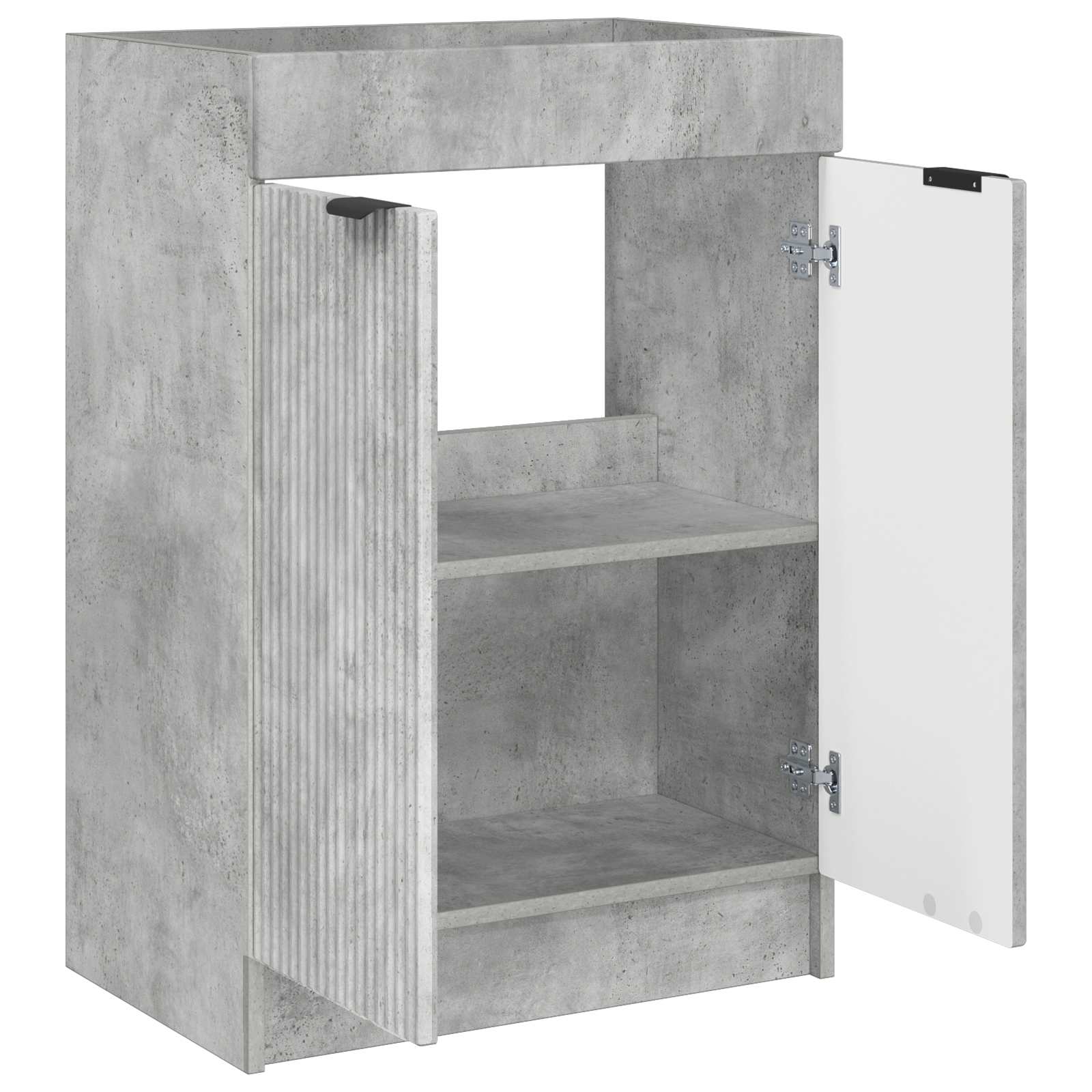 Mobiletto da bagno sotto il lavello Grigio Cemento | homemem39