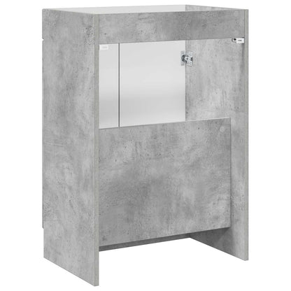 Mobiletto da bagno sotto il lavello Grigio Cemento | homemem39
