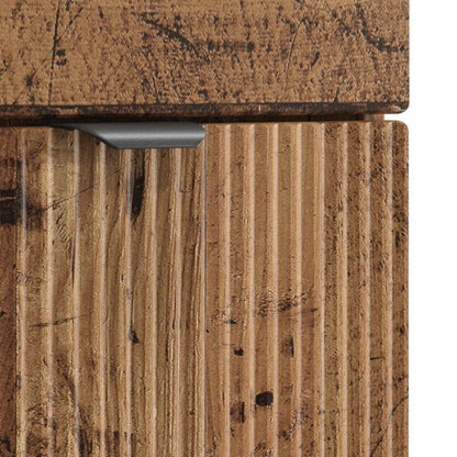Mobiletto da bagno sotto il lavello Legno antico