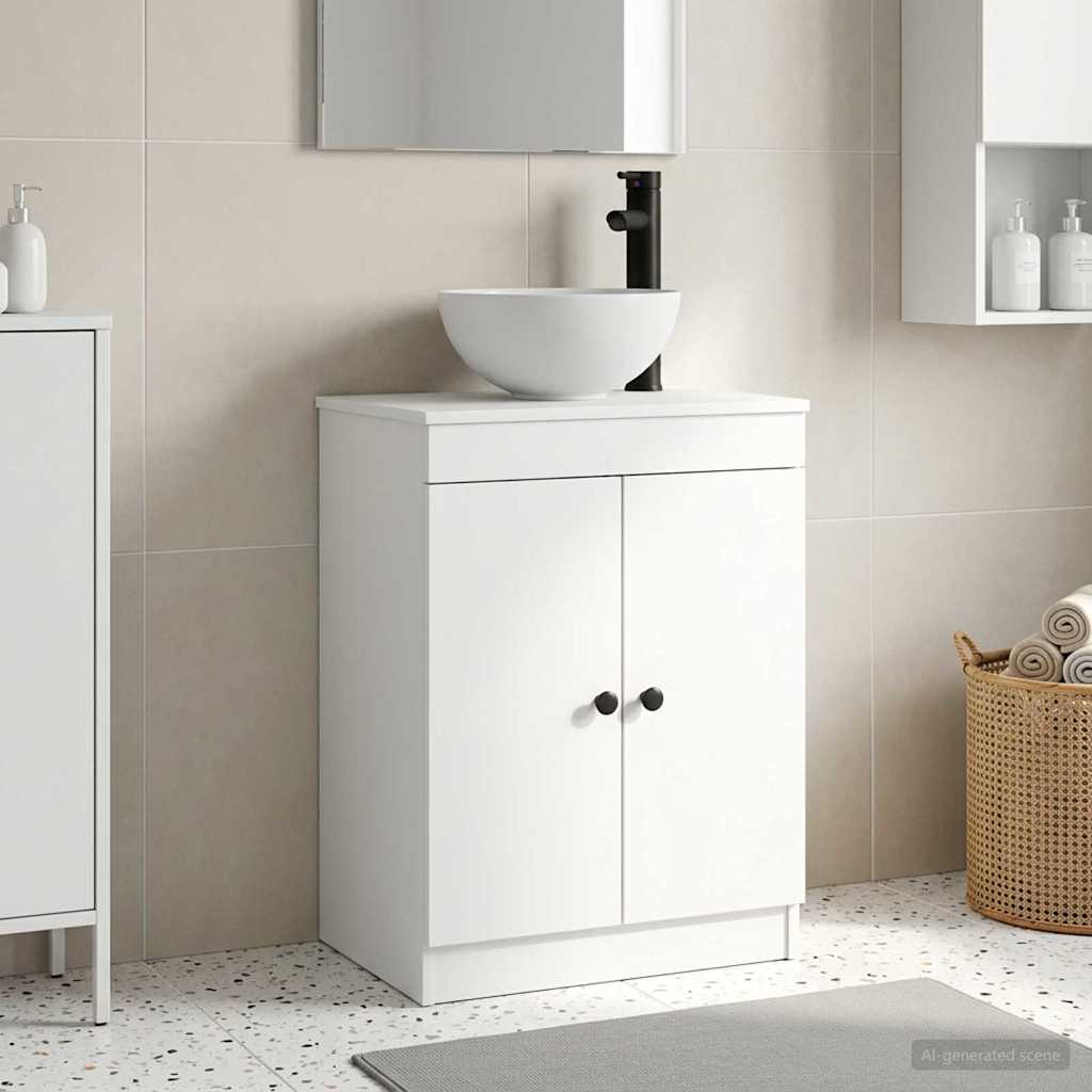 Mobile da bagno con lavabo Bianco 54 x 35 x 83 cm
