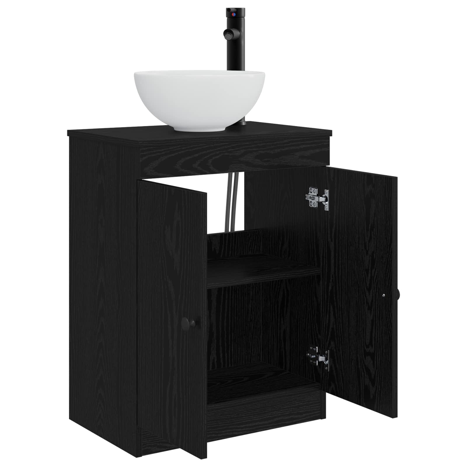 Mobile da bagno con lavabo Nero 54 x 35 x 83 cm | homemem39