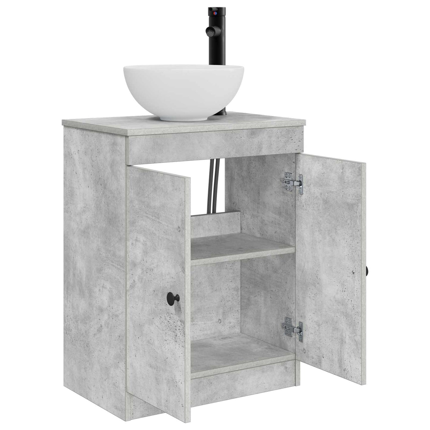 Mobile da bagno con lavabo Grigio Cemento 54 x 35 x 83 cm | homemem39