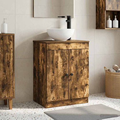 Mobile da bagno con lavabo Rovere Fumo 54 x 35 x 83 cm | homemem39