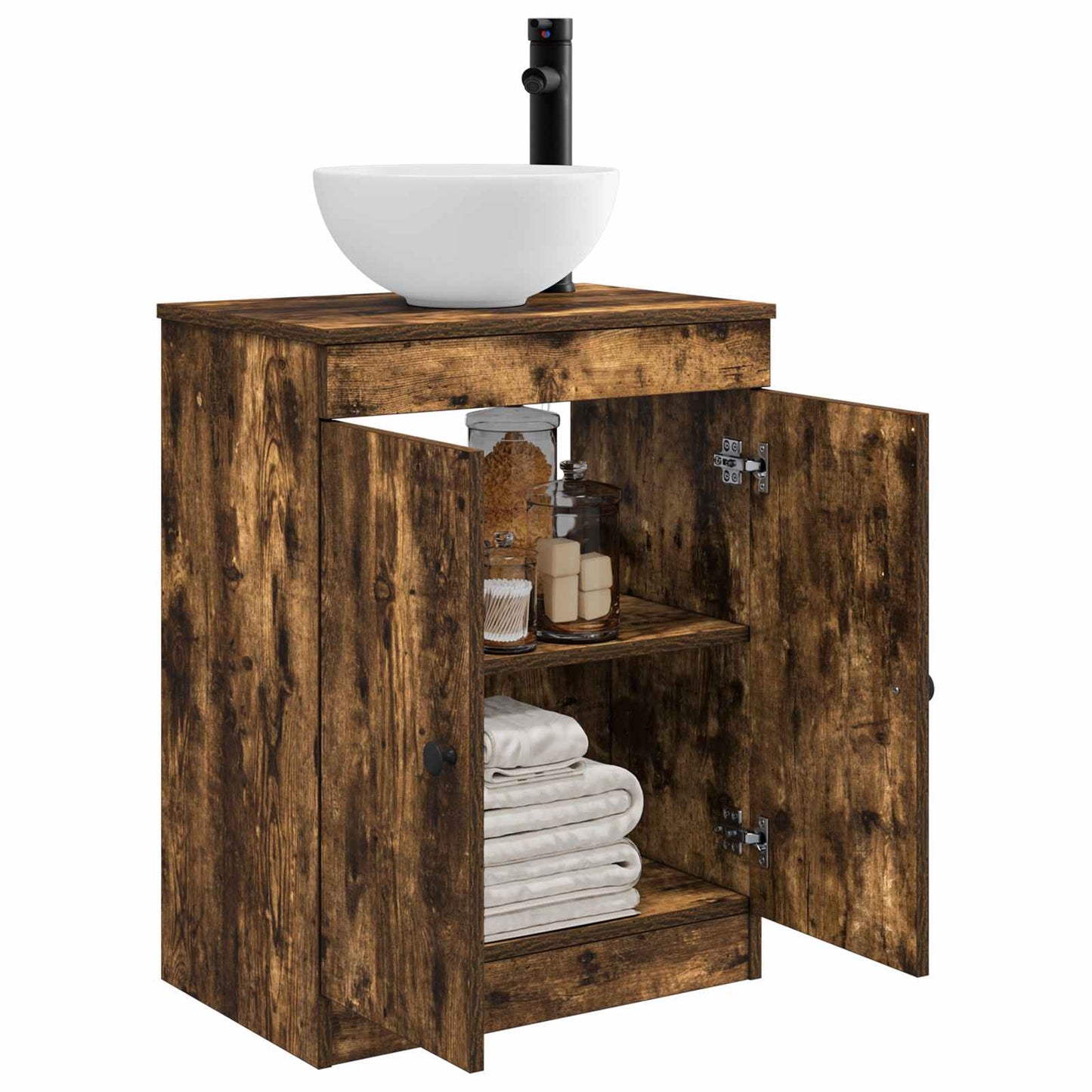 Mobile da bagno con lavabo Rovere Fumo 54 x 35 x 83 cm | homemem39