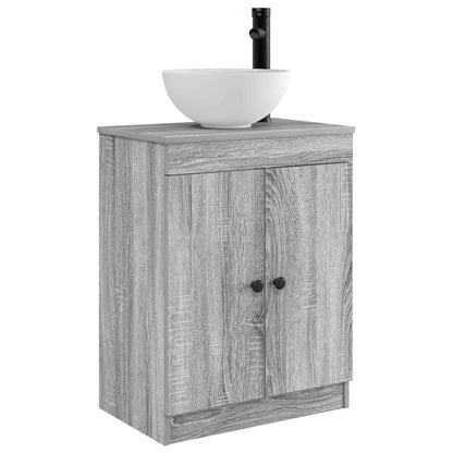 Mobile da bagno con lavabo Sonoma grigio 54 x 35 x 83 cm | homemem39