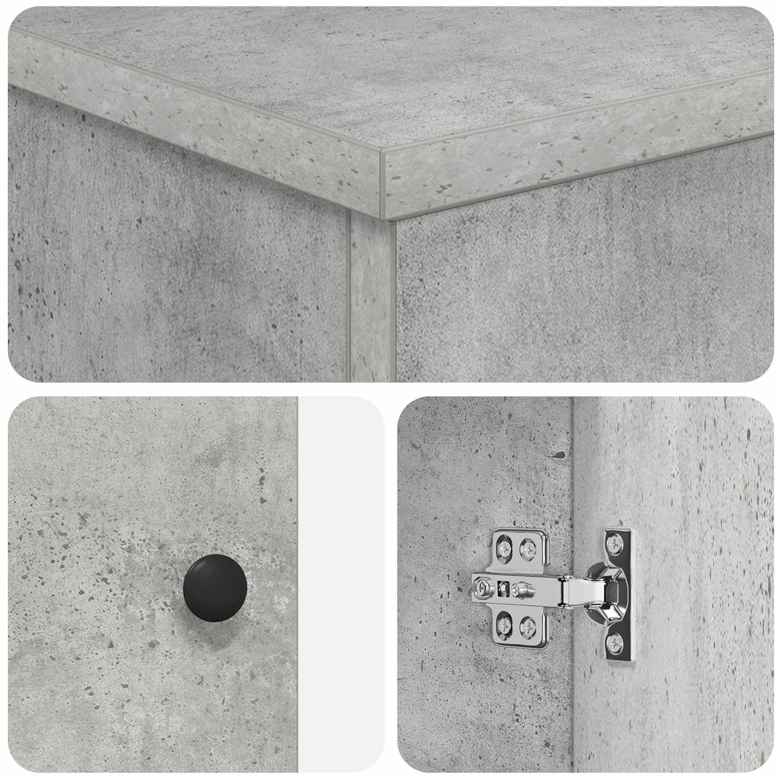 Mobile da Bagno Grigio Cemento 54 x 41 x 70 cm | homemem39
