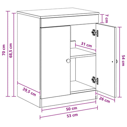 Mobile da Bagno Grigio Cemento 54 x 41 x 70 cm | homemem39