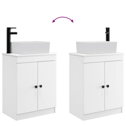 Mobile da bagno con lavabo Bianco 54 x 35 x 83 cm