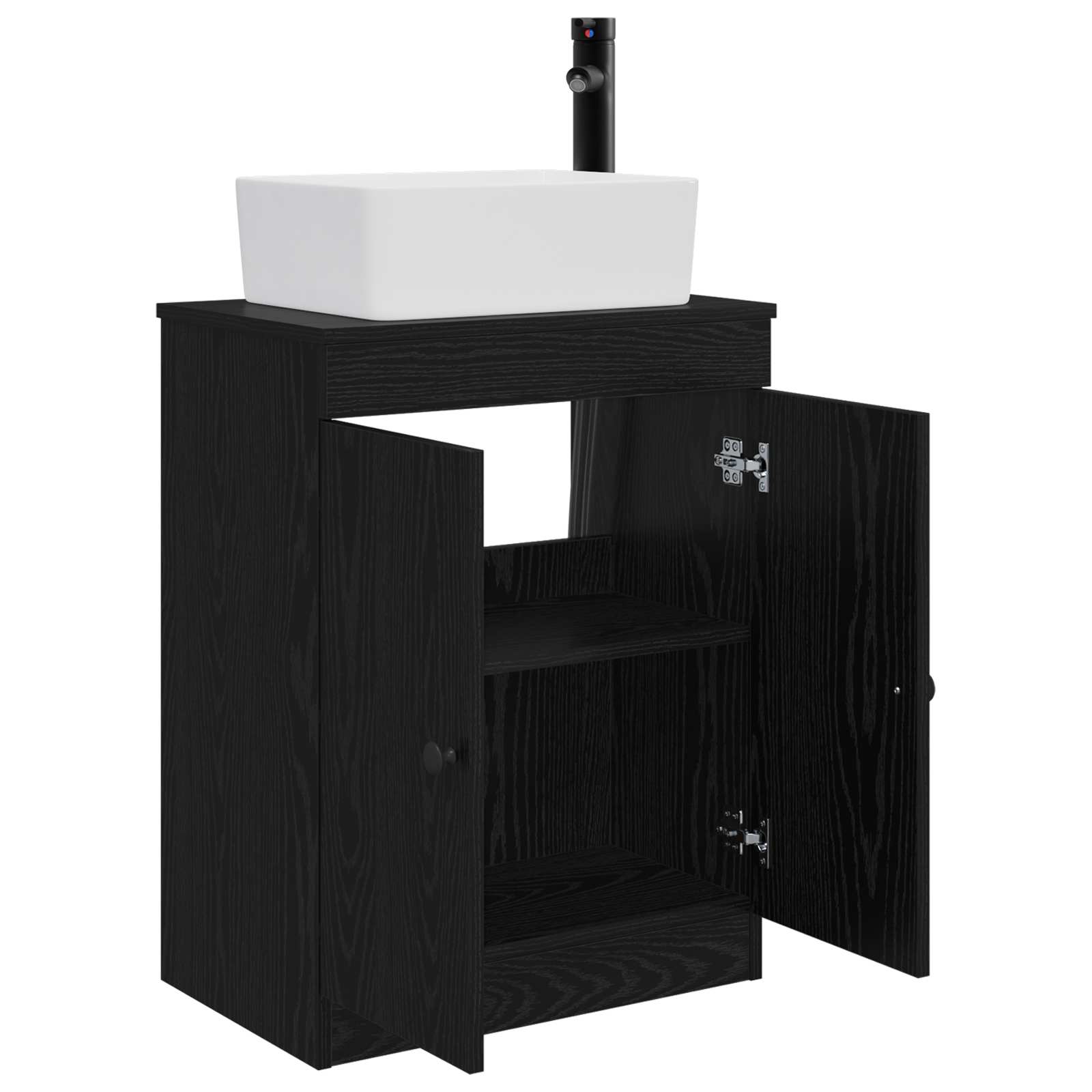 Mobile da bagno con lavabo Nero 54 x 35 x 83 cm | homemem39