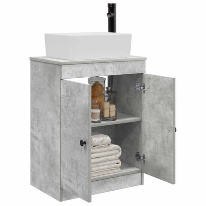 Mobile da bagno con lavabo Grigio Cemento 54 x 35 x 83 cm | homemem39